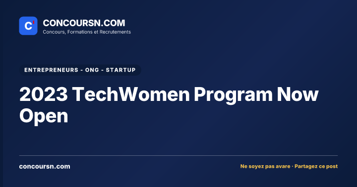Illustration de l’article : 2023 TechWomen Program Now Open