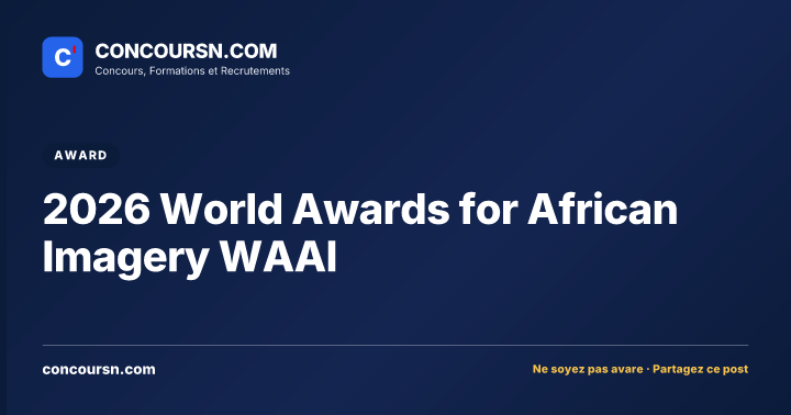 Illustration de l’article : 2026 World Awards for African Imagery WAAI