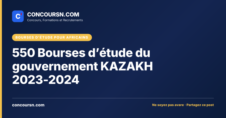 Illustration de l’article : 550 Bourses d’étude du gouvernement KAZAKH 2023-2024