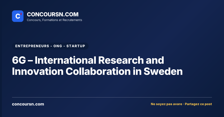 Illustration de l’article : 6G – International Research and Innovation Collaboration in Sweden