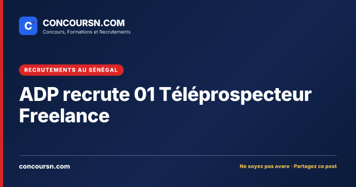 Illustration de l’article : ADP recrute 01 Téléprospecteur Freelance