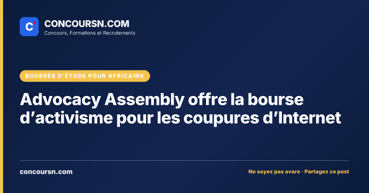 Illustration de l’article : Advocacy Assembly offre la bourse d’activisme pour les coupures d’Internet