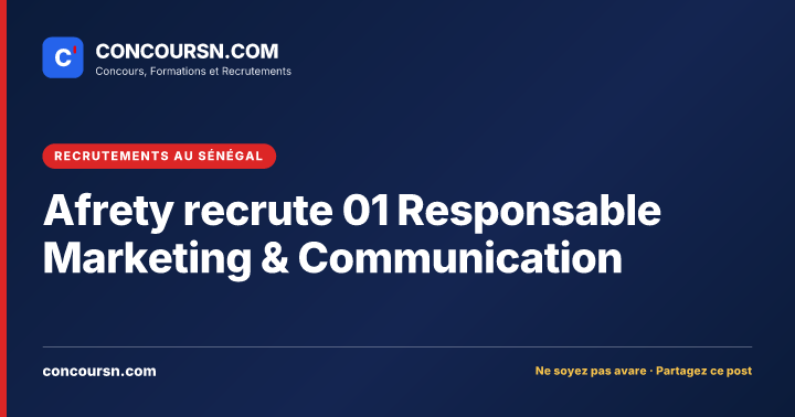 Illustration de l’article : Afrety recrute 01 Responsable Marketing & Communication