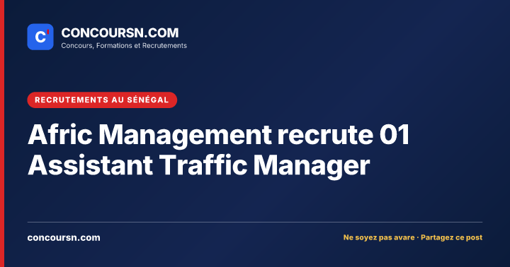 Illustration de l’article : Afric Management recrute 01 Assistant Traffic Manager