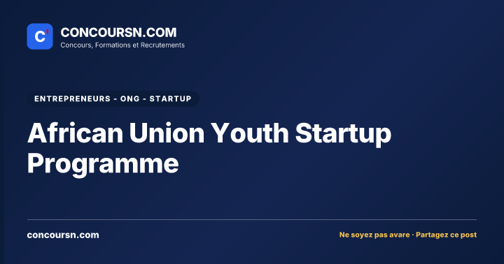 Illustration de l’article : African Union Youth Startup Programme