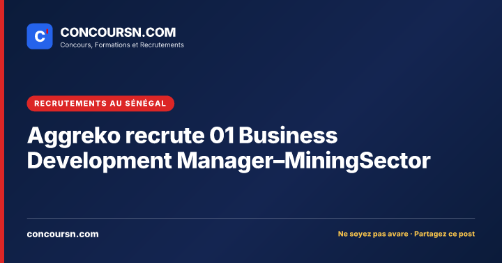 Illustration de l’article : Aggreko recrute 01 Business Development Manager–MiningSector