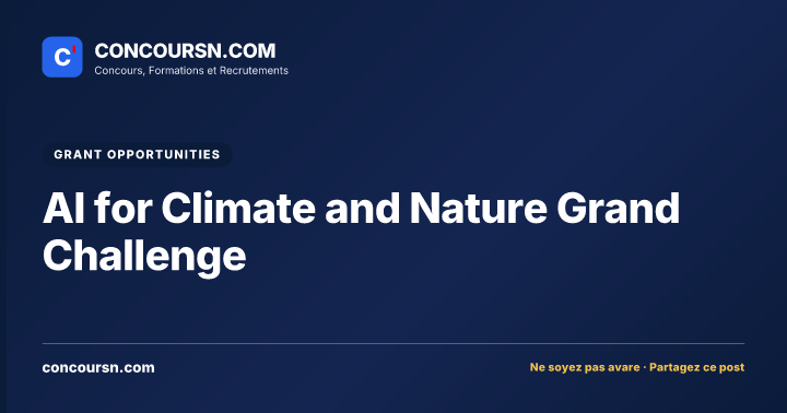 AI for Climate and Nature Grand Challenge
