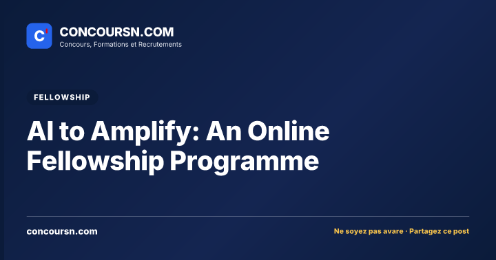Illustration de l’article : AI to Amplify: An Online Fellowship Programme
