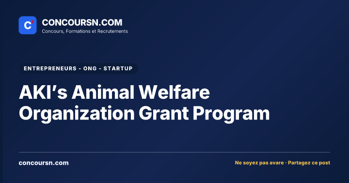 Illustration de l’article : AKI’s Animal Welfare Organization Grant Program