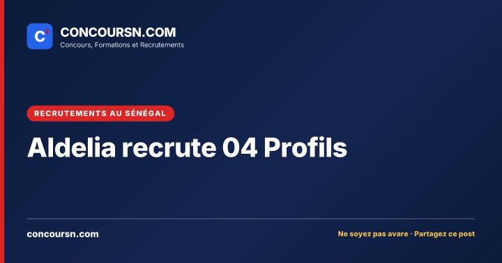Illustration de l’article : Aldelia recrute 04 Profils