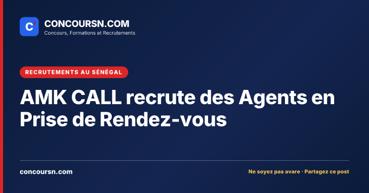 Illustration de l’article : AMK CALL recrute des Agents en Prise de Rendez-vous