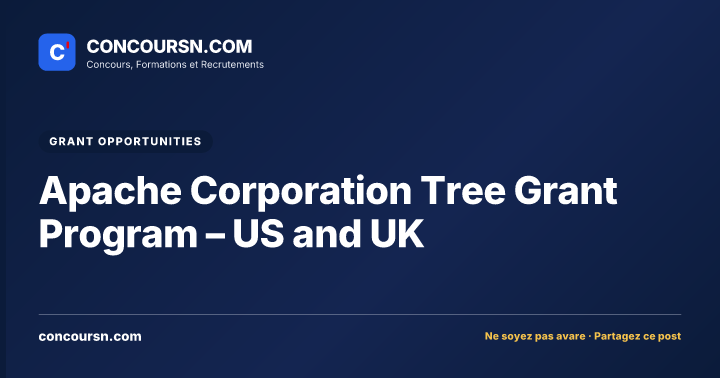 Illustration de l’article : Apache Corporation Tree Grant Program – US and UK