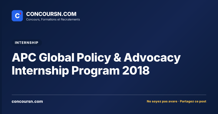 Illustration de l’article : APC Global Policy & Advocacy Internship Program 2018