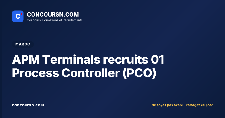 Illustration de l’article : APM Terminals recruits 01 Process Controller (PCO)