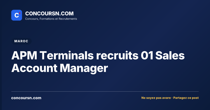 Illustration de l’article : APM Terminals recruits 01 Sales Account Manager