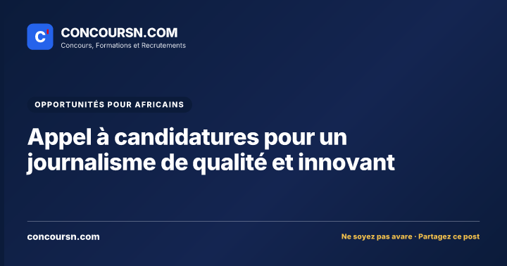 Illustration de l’article : Appel à candidatures pour un journalisme de qualité et innovant