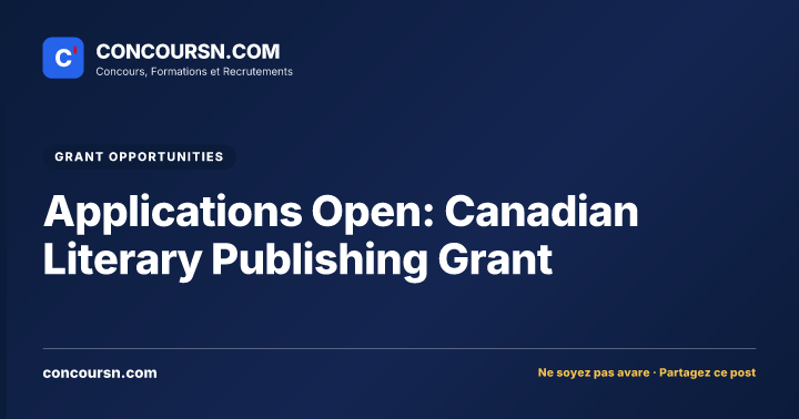 Illustration de l’article : Applications Open: Canadian Literary Publishing Grant