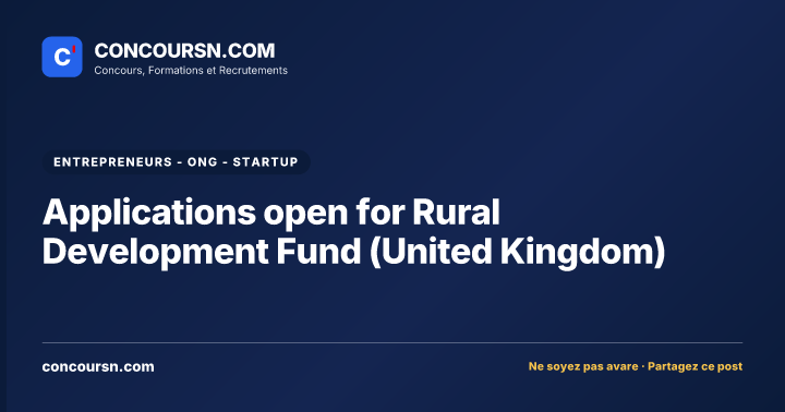 Illustration de l’article : Applications open for Rural Development Fund (United Kingdom)