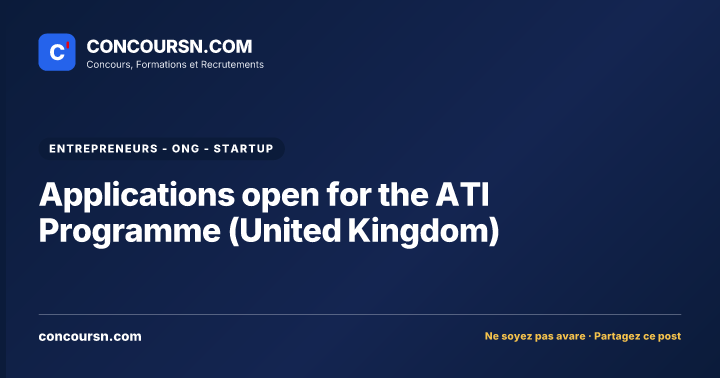 Illustration de l’article : Applications open for the ATI Programme (United Kingdom)