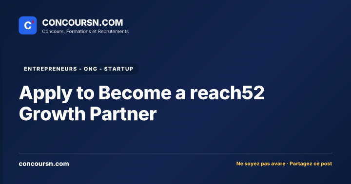 Illustration de l’article : Apply to Become a reach52 Growth Partner