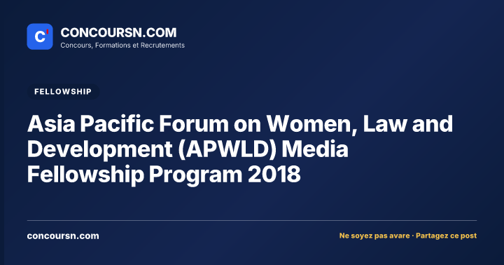 Illustration de l’article : Asia Pacific Forum on Women, Law and Development (APWLD) Media Fellowship Program 2018