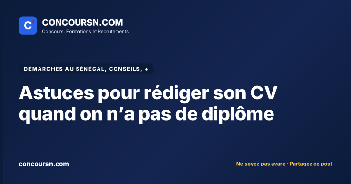 Illustration de l’article : Astuces pour rédiger son CV quand on n’a pas de diplôme