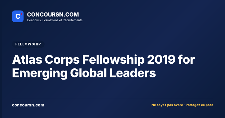 Illustration de l’article : Atlas Corps Fellowship 2019 for Emerging Global Leaders