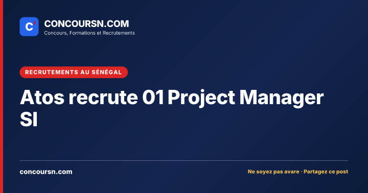 Illustration de l’article : Atos recrute 01 Project Manager SI