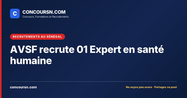 Illustration de l’article : AVSF recrute 01 Expert en santé humaine