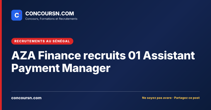 Illustration de l’article : AZA Finance recruits 01 Assistant Payment Manager