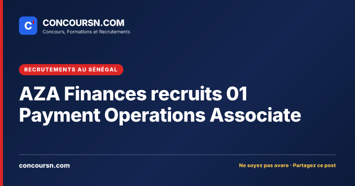 Illustration de l’article : AZA Finances recruits 01 Payment Operations Associate