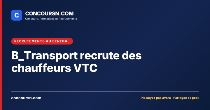 Illustration de l’article : B_Transport recrute des chauffeurs VTC