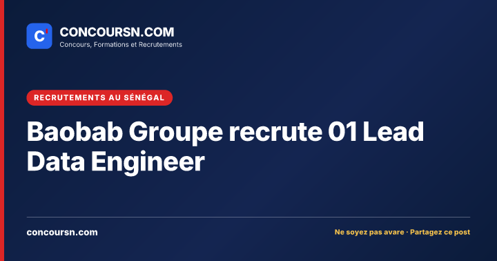 Illustration de l’article : Baobab Groupe recrute 01 Lead Data Engineer
