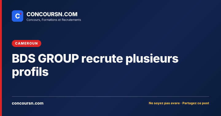 Illustration de l’article : BDS GROUP recrute plusieurs profils