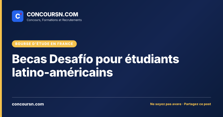 Illustration de l’article : Becas Desafío pour étudiants latino-américains