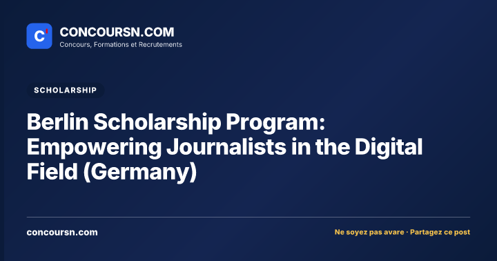 Illustration de l’article : Berlin Scholarship Program: Empowering Journalists in the Digital Field (Germany)