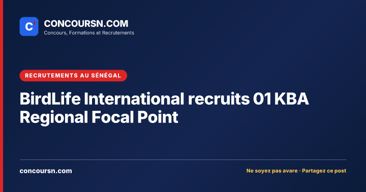 Illustration de l’article : BirdLife International recruits 01 KBA Regional Focal Point