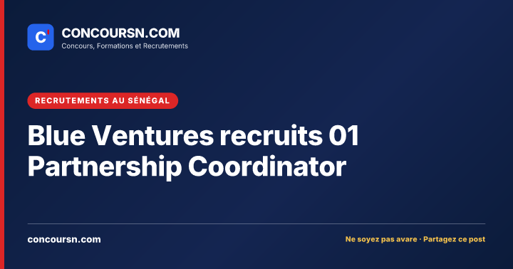 Illustration de l’article : Blue Ventures recruits 01 Partnership Coordinator
