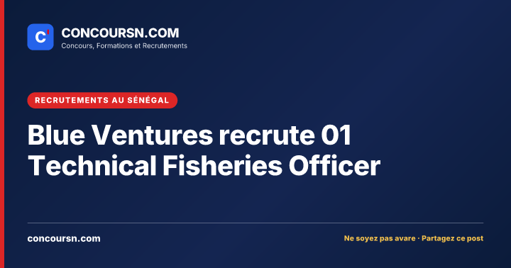 Illustration de l’article : Blue Ventures recrute 01 Technical Fisheries Officer