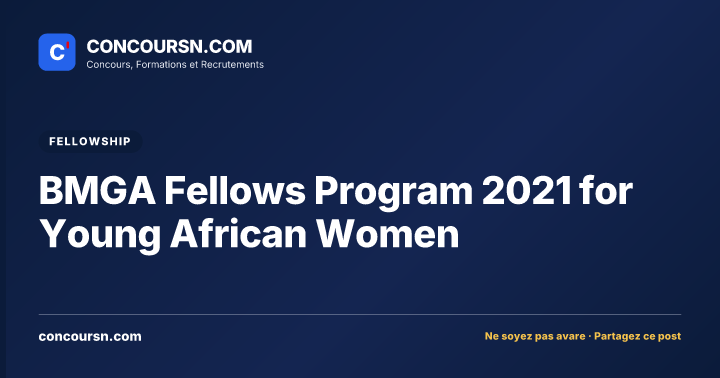 Illustration de l’article : BMGA Fellows Program 2021 for Young African Women