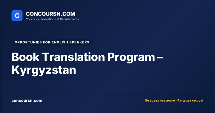 Illustration de l’article : Book Translation Program – Kyrgyzstan