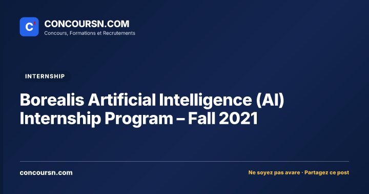 Illustration de l’article : Borealis Artificial Intelligence (AI) Internship Program – Fall 2021
