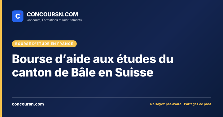 Illustration de l’article : Bourse d’aide aux études du canton de Bâle en Suisse