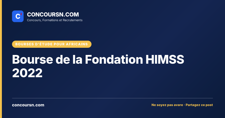 Illustration de l’article : Bourse de la Fondation HIMSS 2022