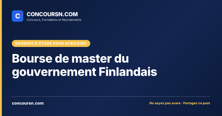 Illustration de l’article : Bourse de master du gouvernement Finlandais