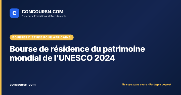 Illustration de l’article : Bourse de résidence du patrimoine mondial de l’UNESCO 2024