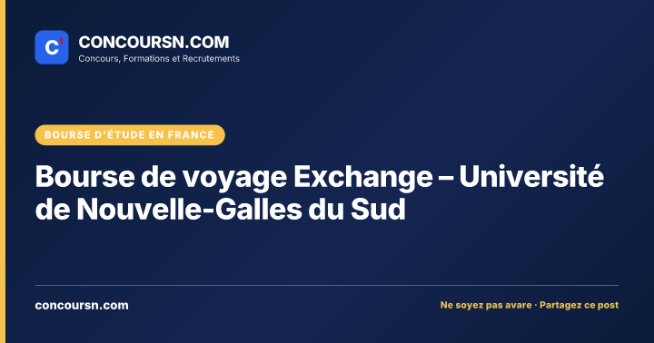 Illustration de l’article : Bourse de voyage Exchange – Université de Nouvelle-Galles du Sud