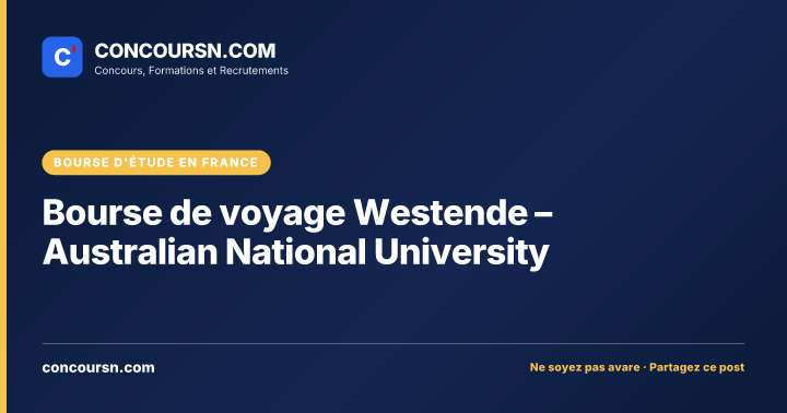 Illustration de l’article : Bourse de voyage Westende – Australian National University