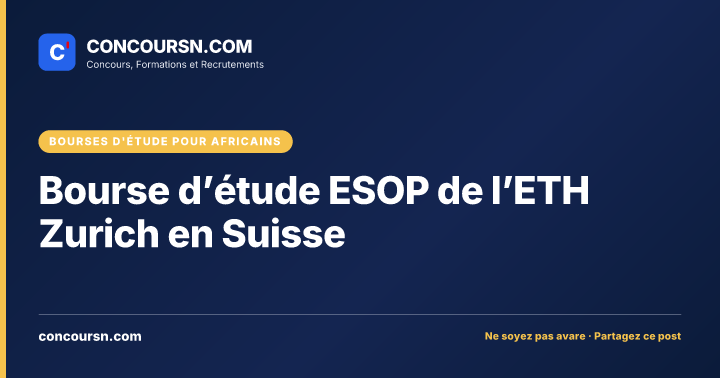 Illustration de l’article : Bourse d’étude ESOP de l’ETH Zurich en Suisse
