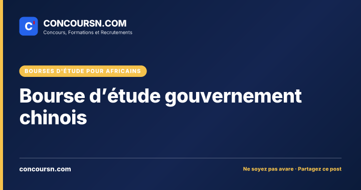 Illustration de l’article : Bourse d’étude gouvernement chinois